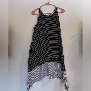Black and white Stripped Dress